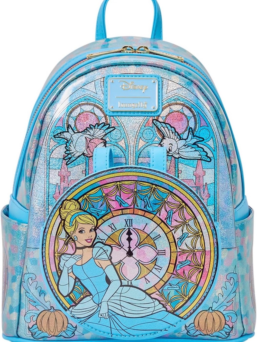 Loungefly Disney Princess Stained Glass Collection: Cinderella Mini-Backpack-NWT